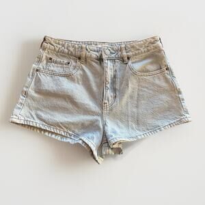 PacSun Light Wash Denim Shorts High Rise Mom Style Size 29